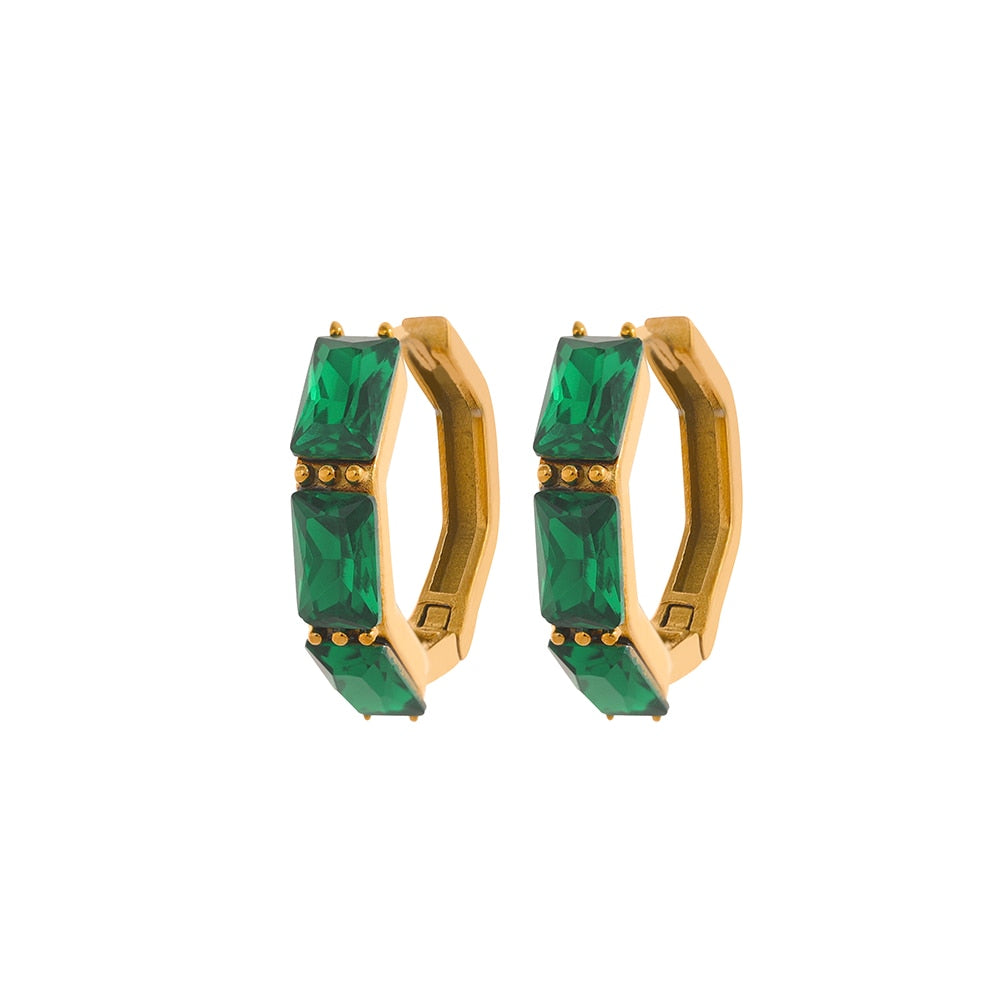 Green Earrings