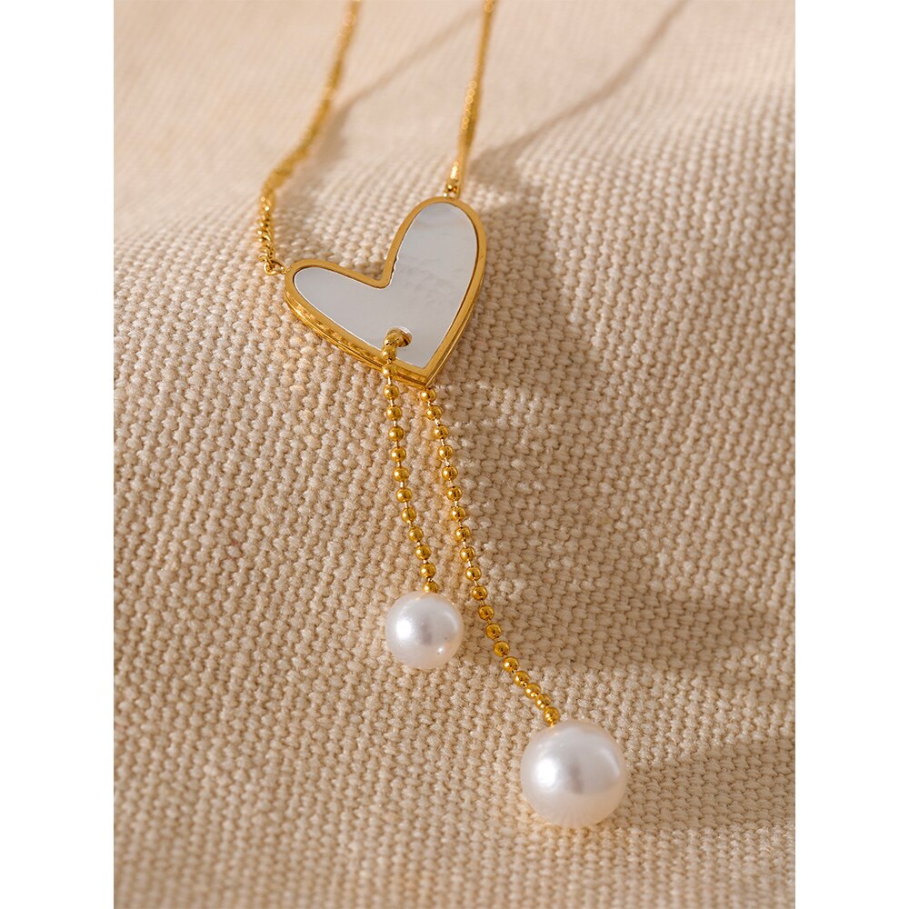 Shell Heart Necklace